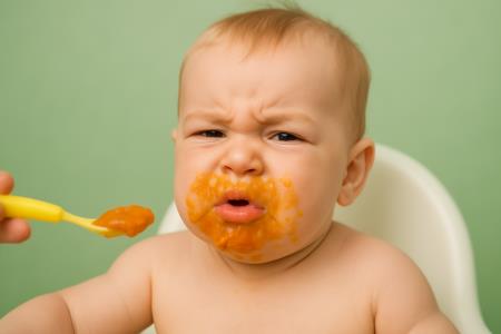 Zakaj dojenčki jočejo? Poskusite njihovo hrano!